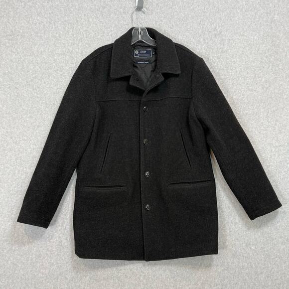 J Crew University Jacket Stadium Cloth Mens Size L 100% Wool Quilted Lining - Picture 1 of 15